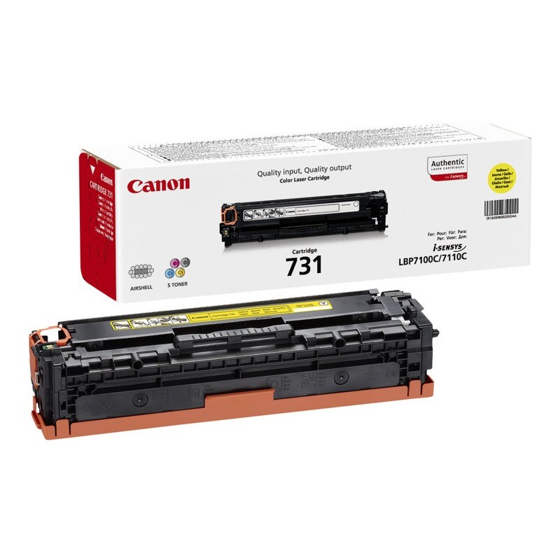 CANON 6269B002 Toner Canon 731 Y i-SENSYS LBP7100/LBP7110 CANON 6269B002 Toner Canon 731 Y i-SENSYS LBP7100/LBP7110