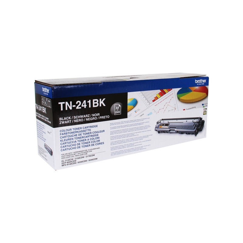 BROTHER TN241BK Brother TN241BK Toner negru ptr HL3140CW/3150/3170/DCP9020/MFC9140CDN - 2.500 pg BROTHER TN241BK Brother TN241BK Toner negru ptr HL3140CW/3150/3170/DCP9020/MFC9140CDN - 2.500 pg