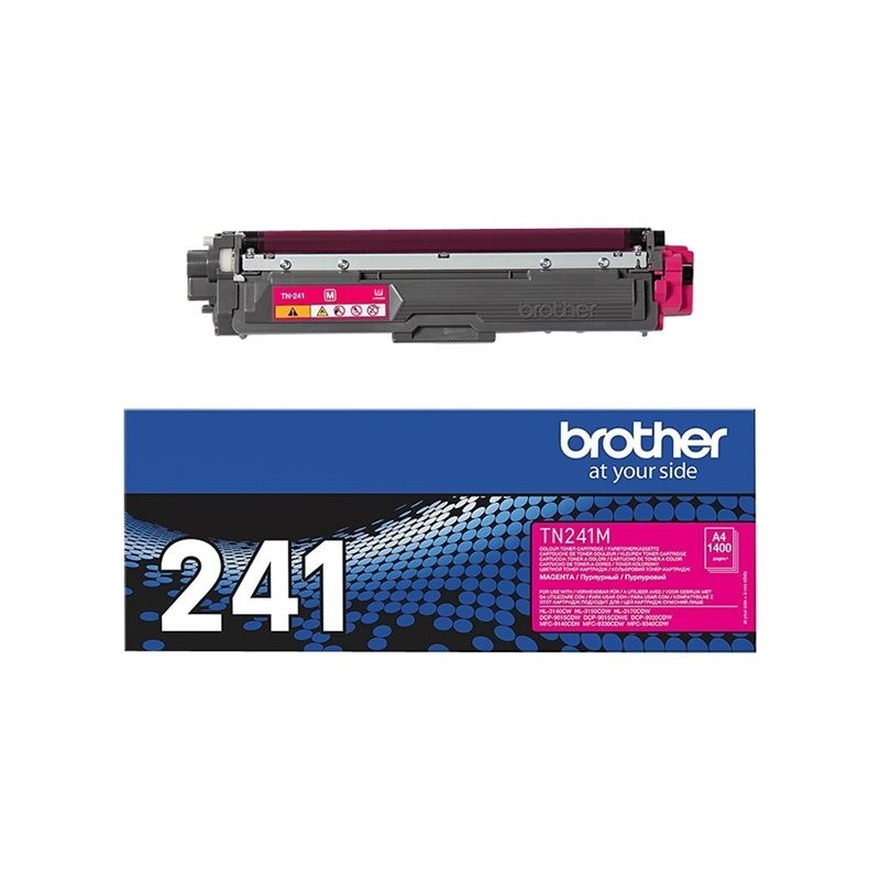 BROTHER TN241M Brother TN241M Toner magenta ptr HL3140CW/3150/3170/DCP9020/MFC9140CDN 1.400 pg