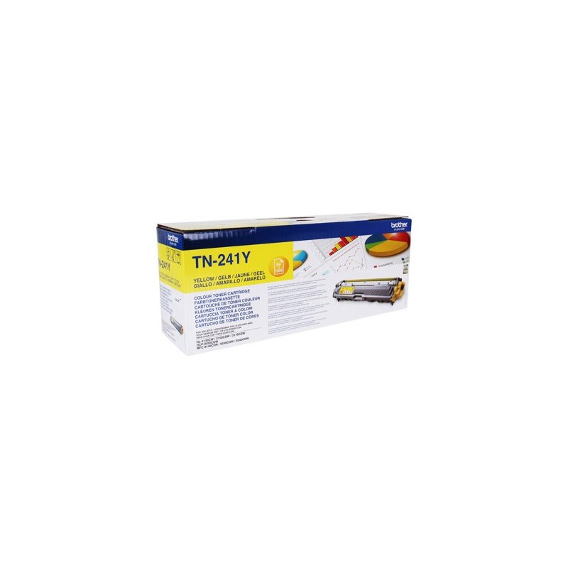 BROTHER TN241Y Brother TN241Y Toner yellow ptr HL3140CW/3150/3170/DCP9020/MFC9140CDN - 1.400 p