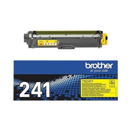 BROTHER TN241Y Brother TN241Y Toner yellow ptr HL3140CW/3150/3170/DCP9020/MFC9140CDN - 1.400 p