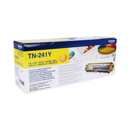 BROTHER TN241Y Brother TN241Y Toner yellow ptr HL3140CW/3150/3170/DCP9020/MFC9140CDN - 1.400 p