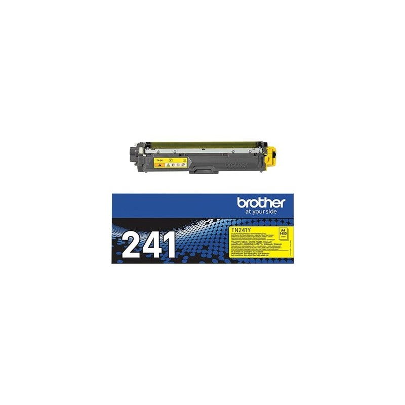 BROTHER TN241Y Brother TN241Y Toner yellow ptr HL3140CW/3150/3170/DCP9020/MFC9140CDN - 1.400 p