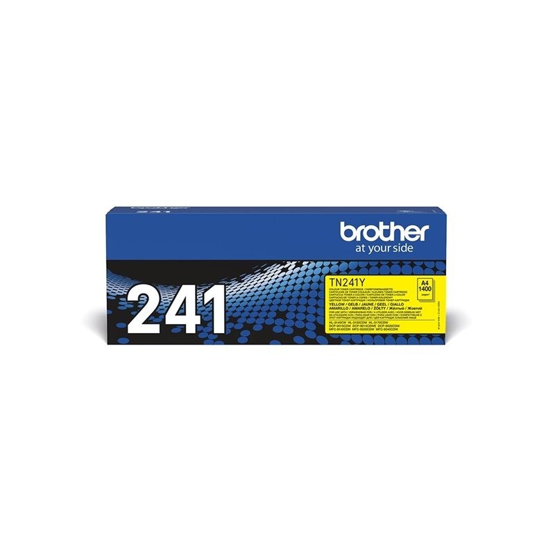 BROTHER TN241Y Brother TN241Y Toner yellow ptr HL3140CW/3150/3170/DCP9020/MFC9140CDN - 1.400 p
