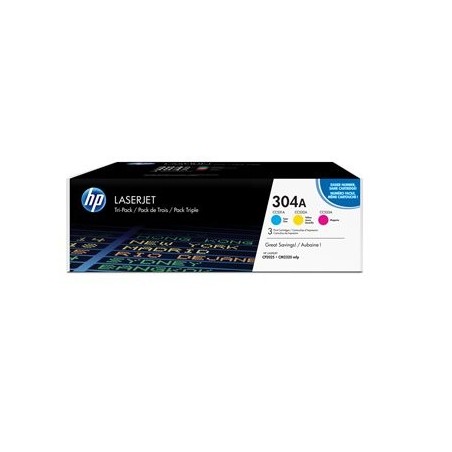 HP CF372AM Toner HP 304A Tri-pack CYM
