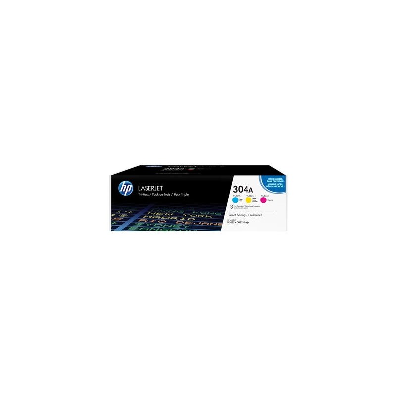 HP CF372AM Toner HP 304A Tri-pack CYM