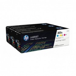 HP CF370AM Toner HP 305A Tri-pack CMY HP CF370AM Toner HP 305A Tri-pack CMY