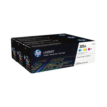 HP CF370AM Toner HP 305A Tri-pack CMY HP CF370AM Toner HP 305A Tri-pack CMY