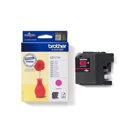 BROTHER LC121M Tusz Brother LC121M magenta 300str DCP-J552DW / MFC-J470DW