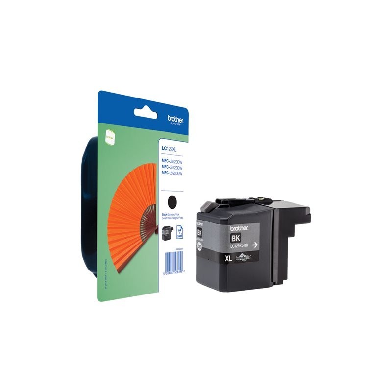 BROTHER LC129XLBK Brother LC129XLBK Cartus negru de capacitate mare - 2.400 pagini BROTHER LC129XLBK Brother LC129XLBK Cartus negru de capacitate mare - 2.400 pagini
