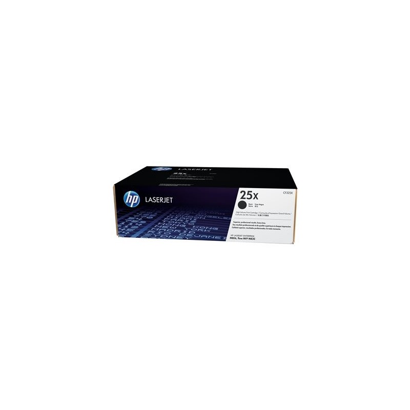 HP 25X Black LaserJet Toner Cartridge LJ  Enterprise M806 & flow MFP M830 34500 / 40000 pages