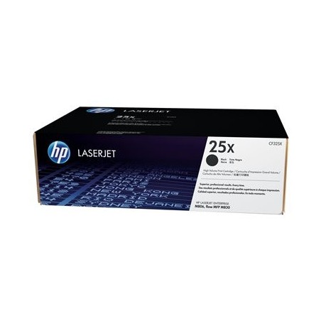 HP 25X Black LaserJet Toner Cartridge LJ  Enterprise M806 & flow MFP M830 34500 / 40000 pages