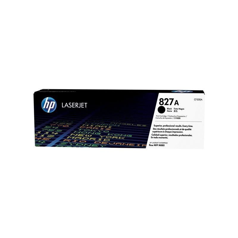 HP 827A Black LaserJet Toner Cartridge CF300A