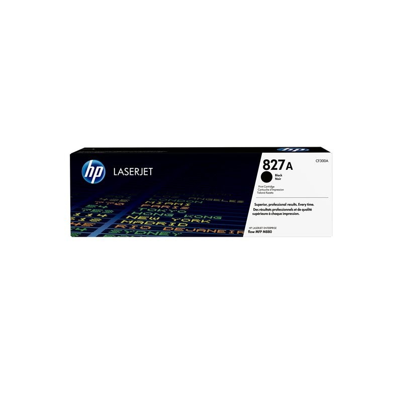 HP 827A Black LaserJet Toner Cartridge CF300A