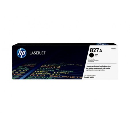 HP 827A Black LaserJet Toner Cartridge CF300A