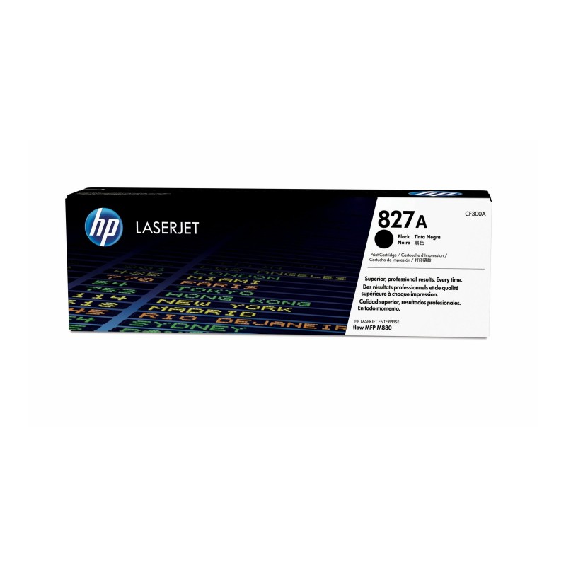 HP 827A Black LaserJet Toner Cartridge CF300A