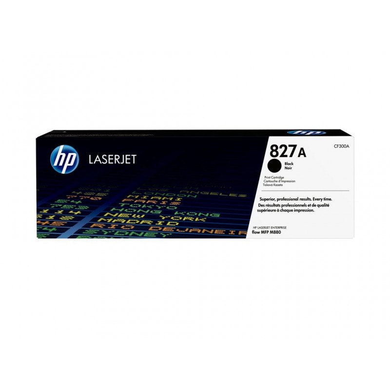 HP 827A Black LaserJet Toner Cartridge CF300A