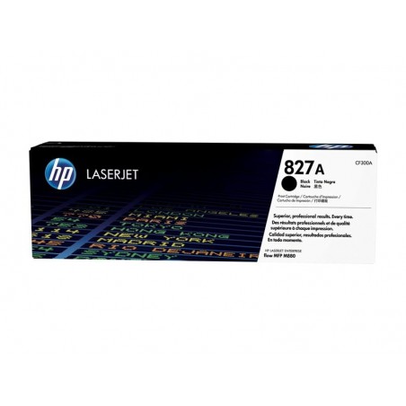 HP 827A Black LaserJet Toner Cartridge CF300A