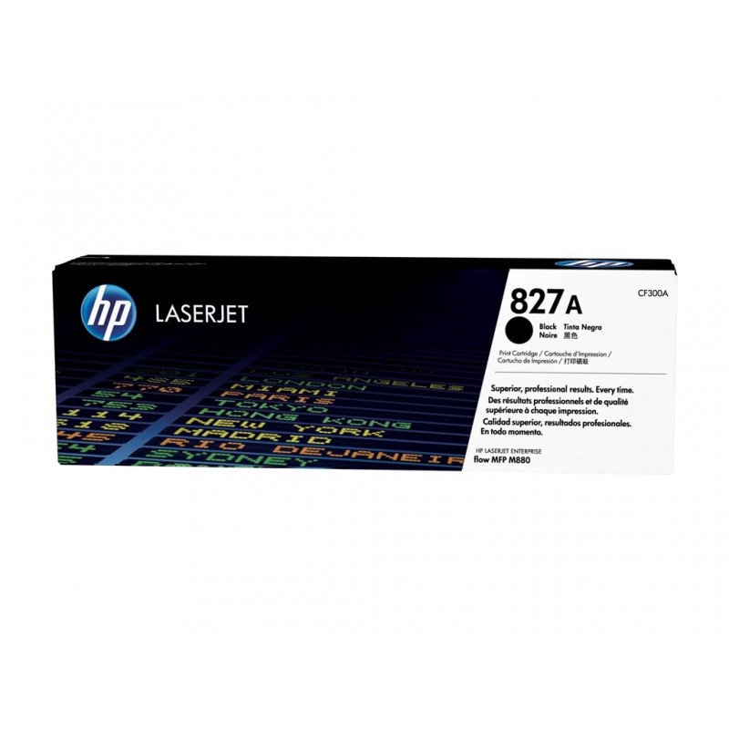 HP 827A Black LaserJet Toner Cartridge CF300A