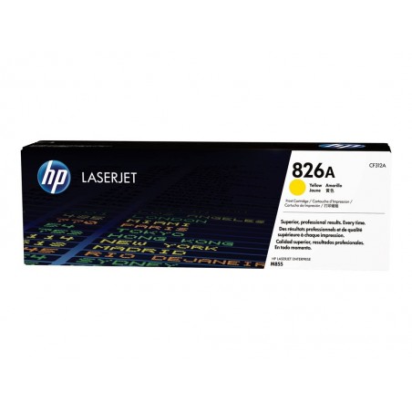HP 826A Yellow LaserJet Toner Cartridge CF312A