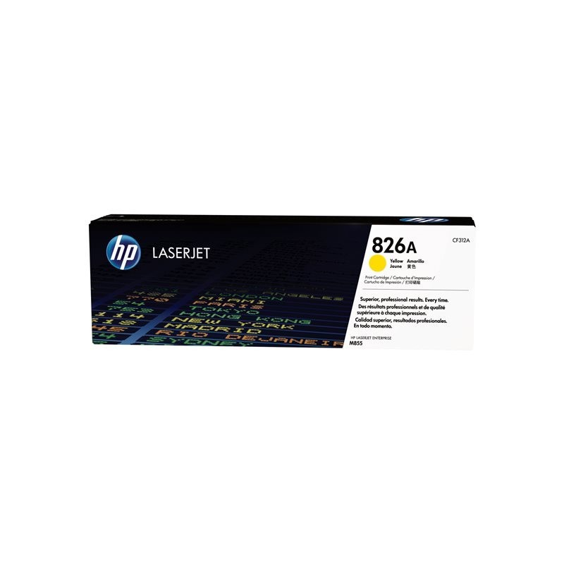 HP 826A Yellow LaserJet Toner Cartridge CF312A