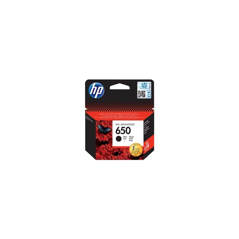 HP CZ101AE BHK Tusz HP 650 black HP CZ101AE BHK Tusz HP 650 black