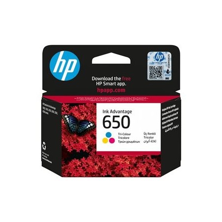 HP CZ102AE BHK Tusz HP 650 color