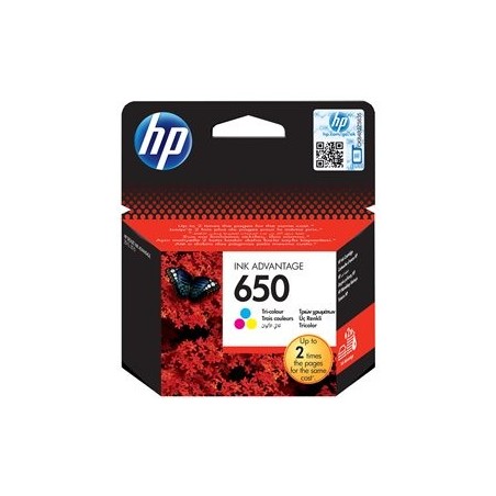 HP CZ102AE BHK Tusz HP 650 color