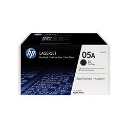HP CE505D Toner HP 05A Black Dual Pack LaserJet P2035 HP CE505D Toner HP 05A Black Dual Pack LaserJet P2035