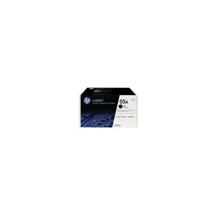 HP CE505D Toner HP 05A Black Dual Pack LaserJet P2035 HP CE505D Toner HP 05A Black Dual Pack LaserJet P2035