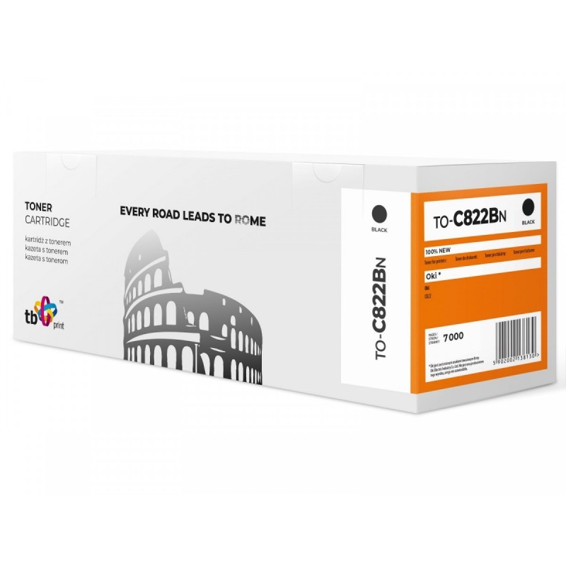 Toner do OKI C822 TO-C822BN BK 100% nowy 