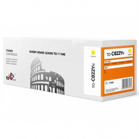 Toner do OKI C822 TO-C822YN YE 100% nowy 
