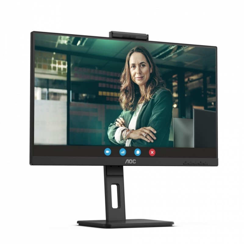 Monitor 24P3CW 23.8 cali IPS HDMI DP USB-C Pivot Kamera 