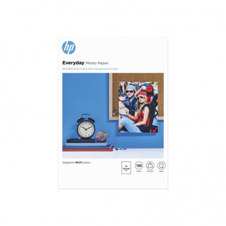 HP Everyday Glossy Photo Paper A4 100 sheet 200g/m² HP Everyday Glossy Photo Paper A4 100 sheet 200g/m²