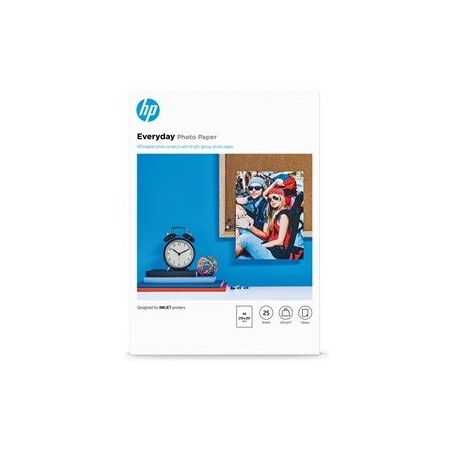 HP Everyday Glossy Photo Paper A4 25 sheet 200g/m² HP Everyday Glossy Photo Paper A4 25 sheet 200g/m²