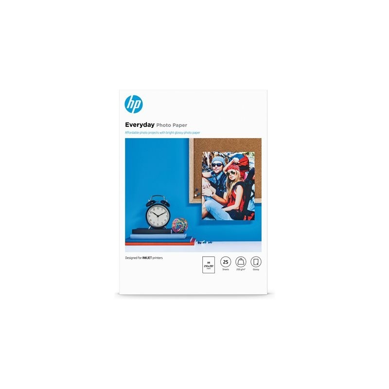 HP Everyday Glossy Photo Paper A4 25 sheet 200g/m² HP Everyday Glossy Photo Paper A4 25 sheet 200g/m²