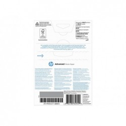 HP Q8691A Advanced glossy photo paper inkjet 250g/m2 100x150mm 25 sheets 1-pack borderless HP Q8691A Advanced glossy photo paper inkjet 250g/m2 100x150mm 25 sheets 1-pack borderless