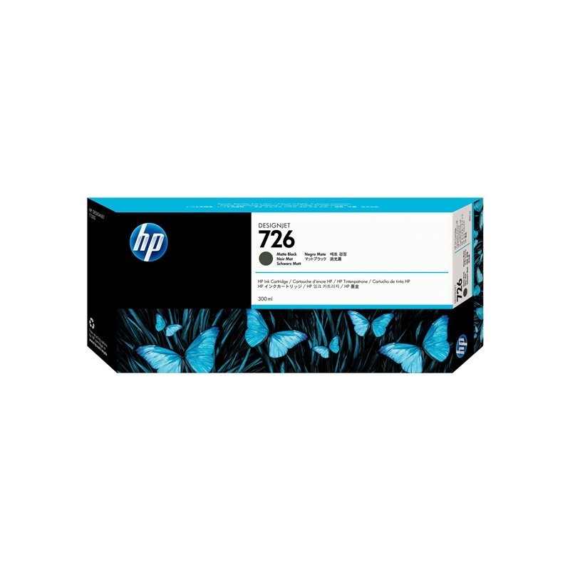 HP 726 ink black matte 300ml Designjet T1200