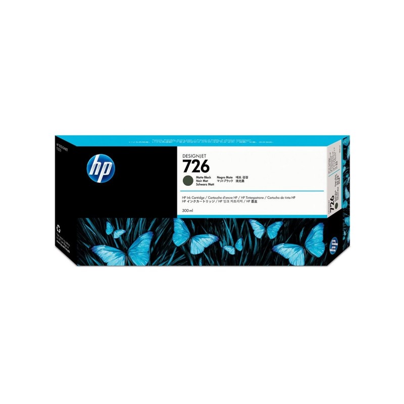 HP 726 ink black matte 300ml Designjet T1200