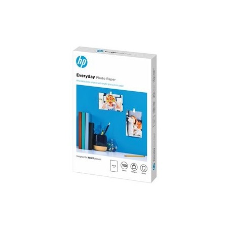 HP Everyday Glossy photo paper white 200g/m2 100x150mm 100 sheets 1-pack