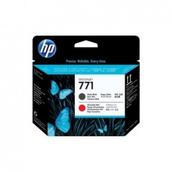 HP 771 original printhead matte black and chromatic red standard capacity 1-pack