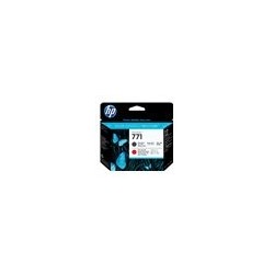 HP 771 original printhead matte black and chromatic red standard capacity 1-pack
