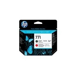 HP 771 original printhead matte black and chromatic red standard capacity 1-pack