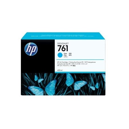 HP 761 original ink cartridge cyan standard capacity 400ml 1-pack HP 761 original ink cartridge cyan standard capacity 400ml 1-pack