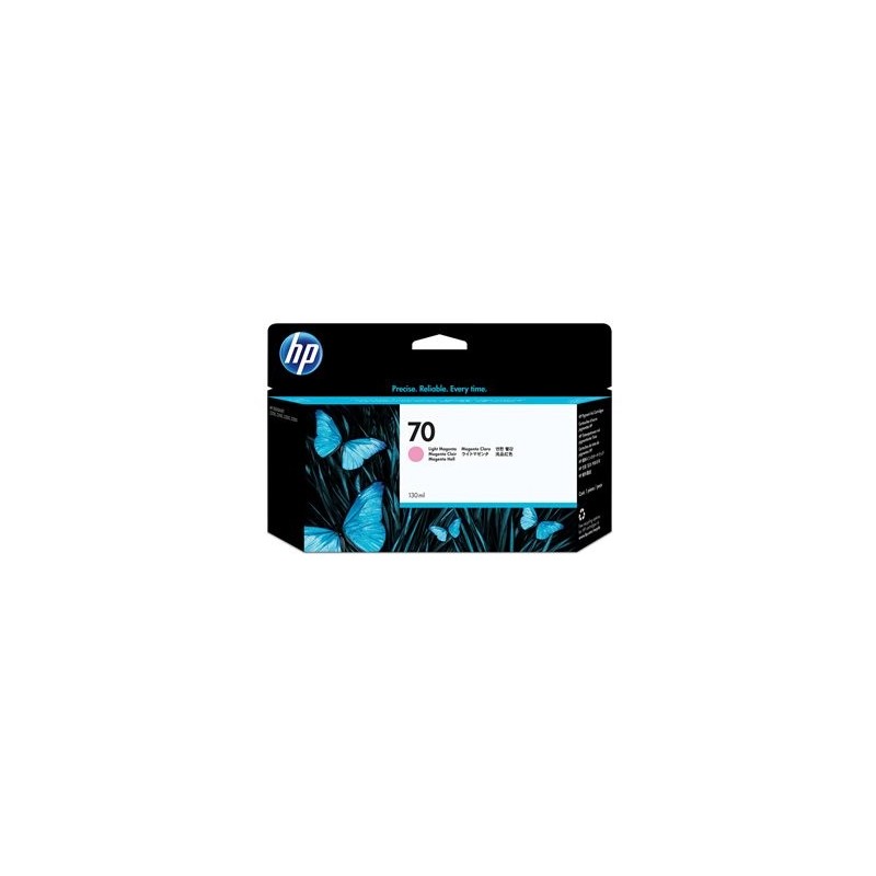 HP 70 original ink cartridge light magenta standard capacity 130ml 1-pack with Vivera ink