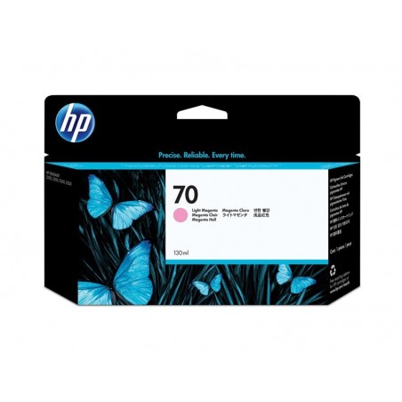 HP 70 original ink cartridge light magenta standard capacity 130ml 1-pack with Vivera ink
