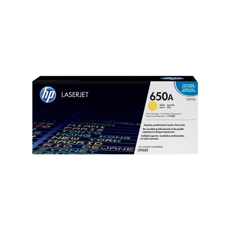 HP CE272A Toner HP yellow 15 000 str LaserJet CP5525 HP CE272A Toner HP yellow 15 000 str LaserJet CP5525