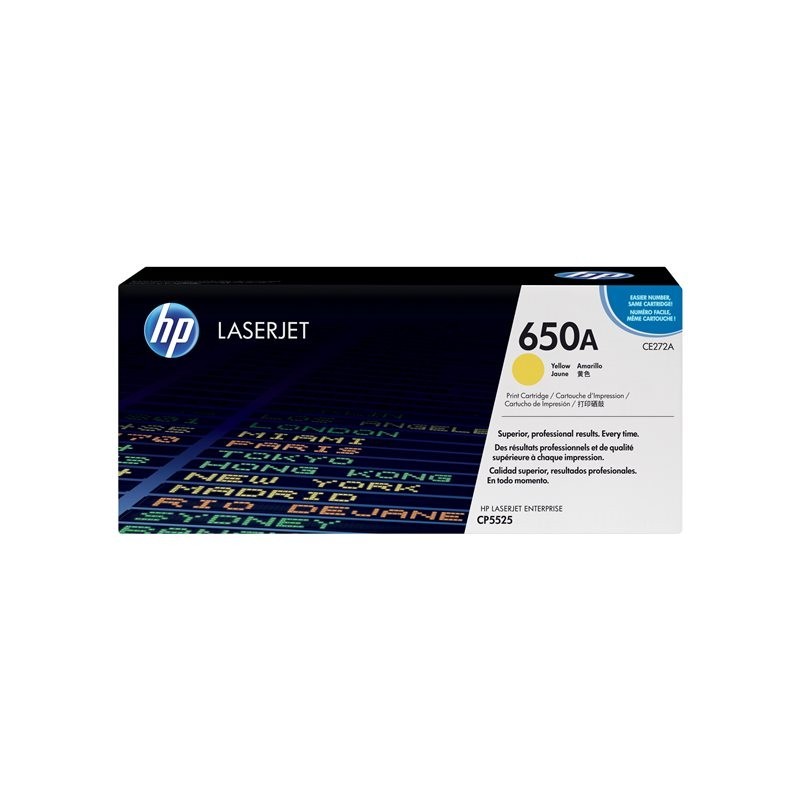 HP CE272A Toner HP yellow 15 000 str LaserJet CP5525 HP CE272A Toner HP yellow 15 000 str LaserJet CP5525