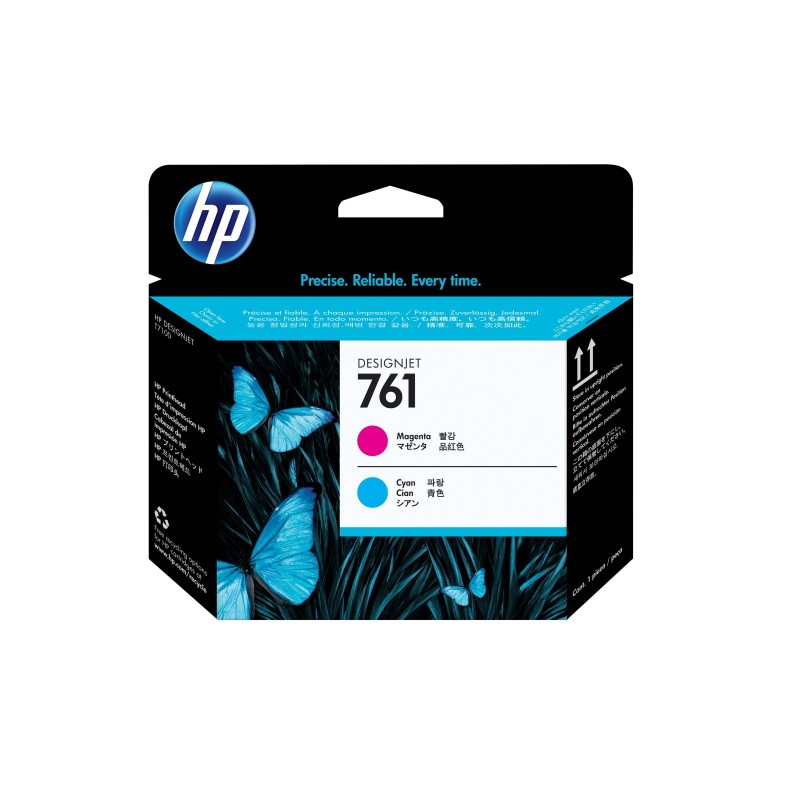 HP 761 original printhead magenta and cyan 1-pack