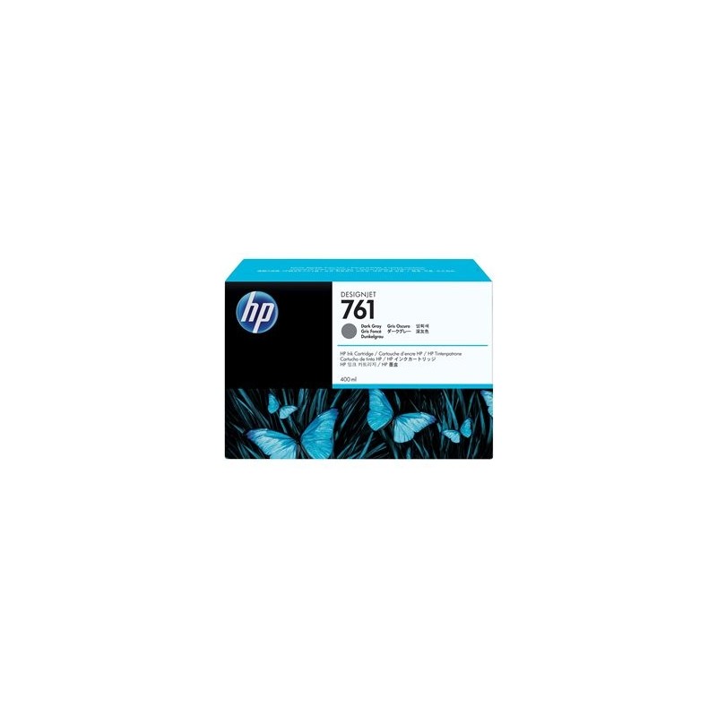 HP 761 original ink cartridge dark grey standard capacity 400ml 1-pack
